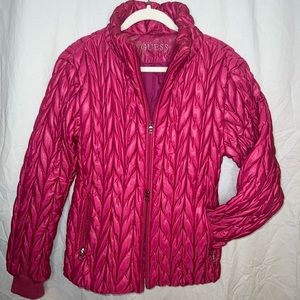 GUESS - PINK PUFFER JACKET